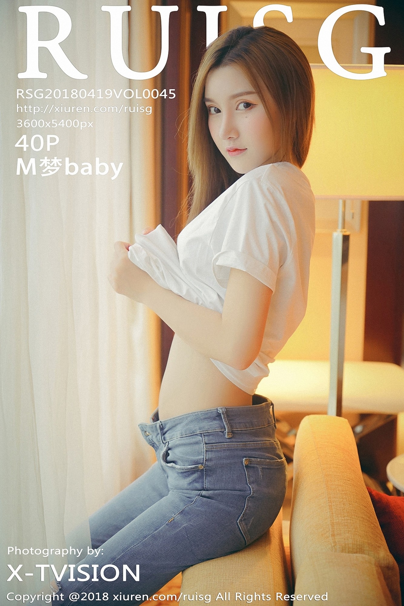 【RUISG瑞絲館系列】2018.04.19 VOL.045 M夢baby性感寫真【41P】